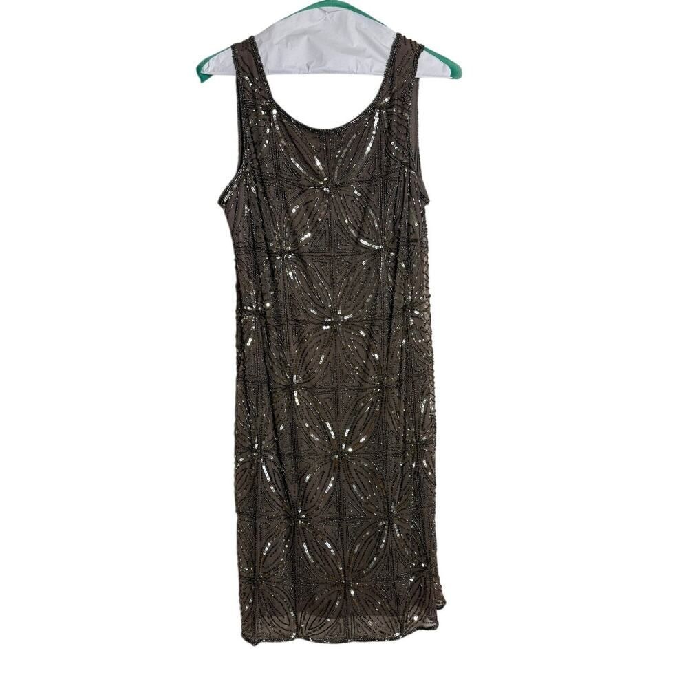 Prelude Beaded Sleeveless Dress Women's Sz. 10